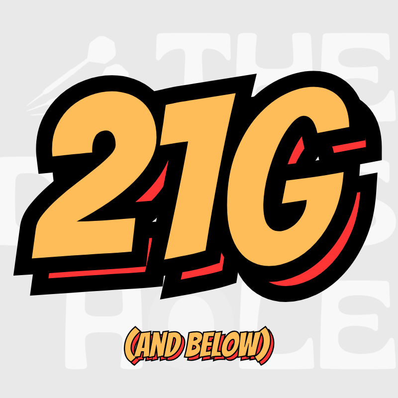21g (and under)