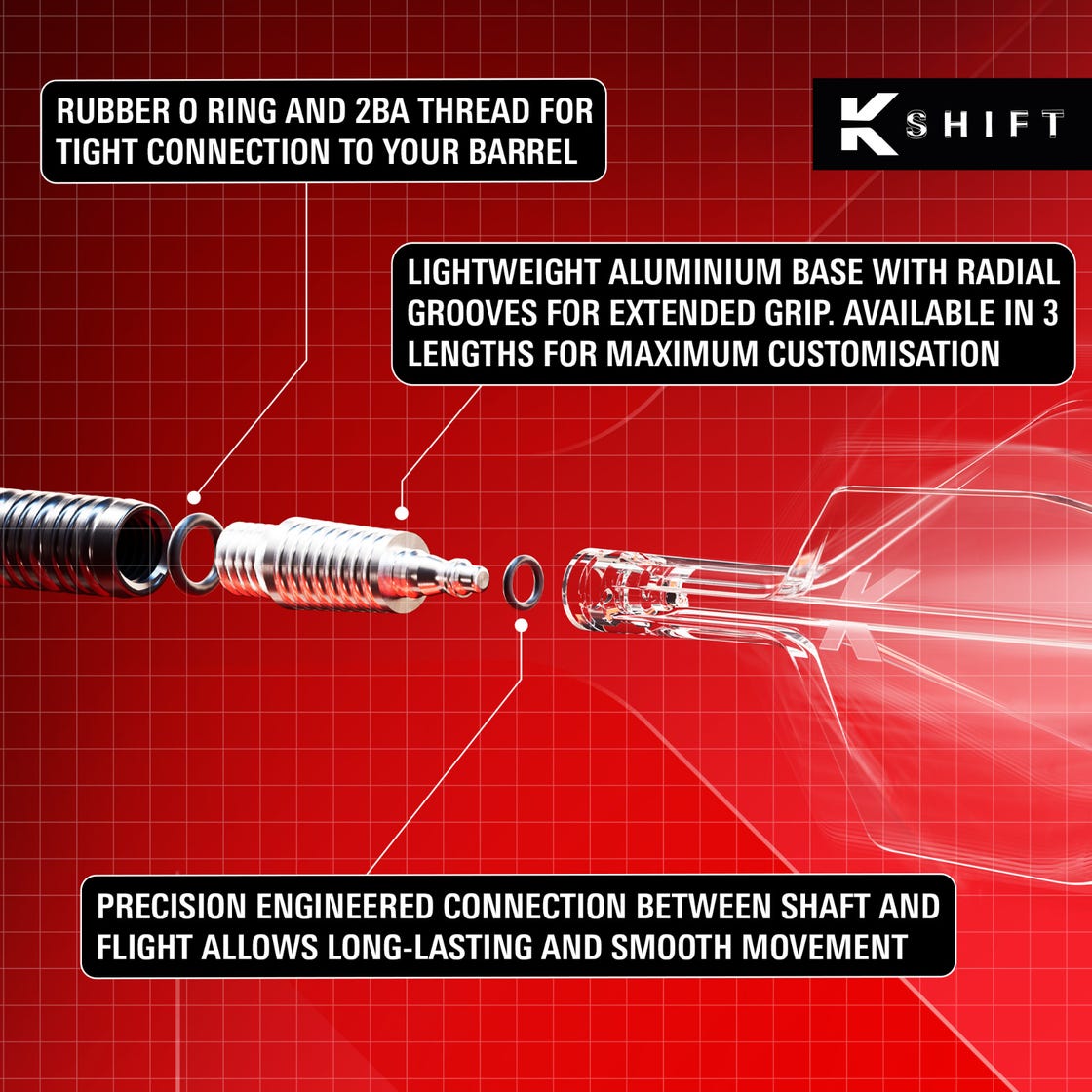 Target K-Shift #2 Integrated Shaft & Flight Intermediate