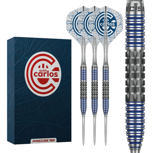 Precise 180 Achh Carlos 23g Darts with Moulded Flights