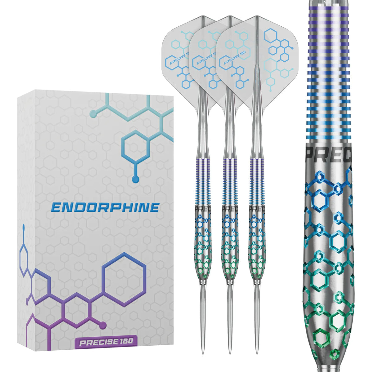Precise 180 Endorphine Darts with Moulded Flights