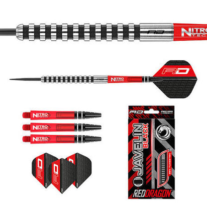 Red Dragon Javelin Black 24g Darts