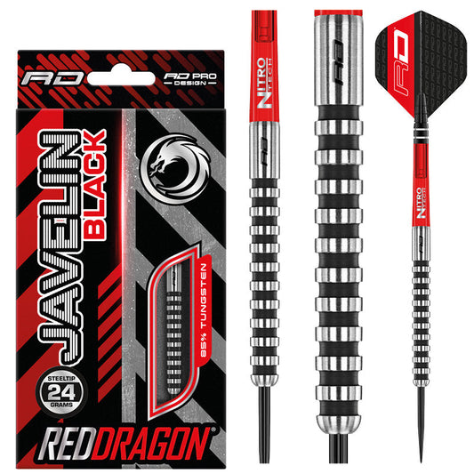 Red Dragon Javelin Black 24g Darts