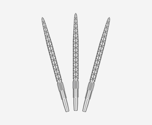 Target Swiss Point Diamond Pro Silver Screw-In Points